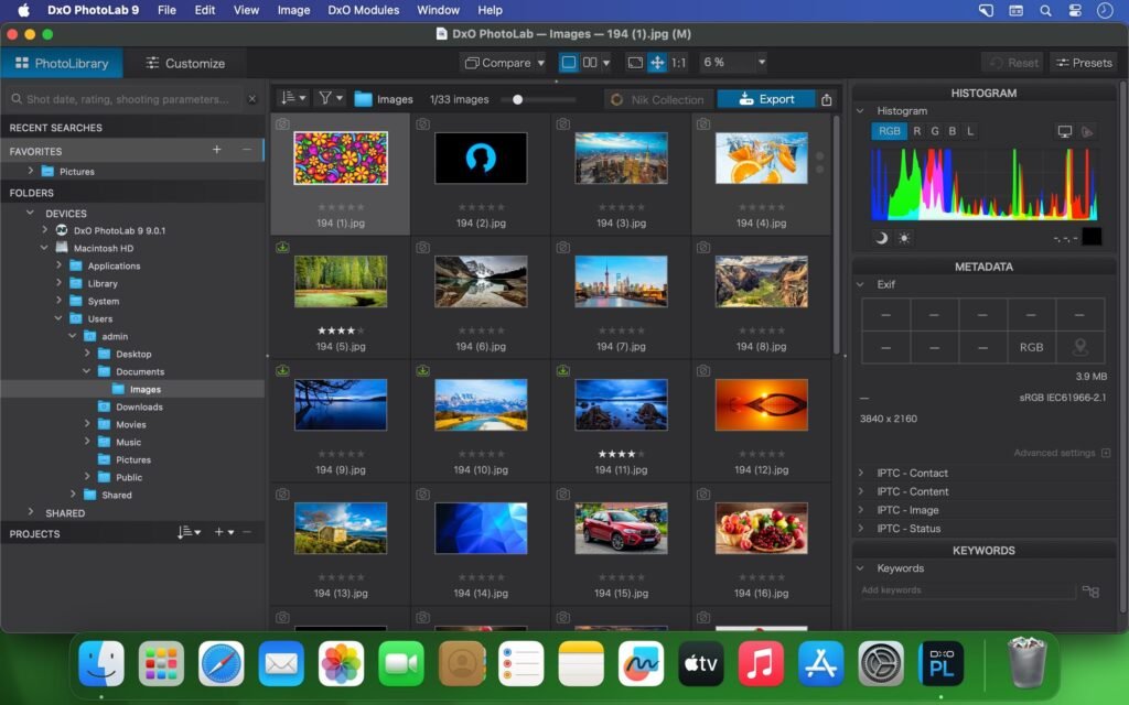 DxO PhotoLab ELITE Edition 9.1.1.26 for MacOS
