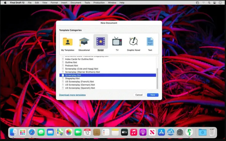 Final Draft 13.3.0 for MacOS