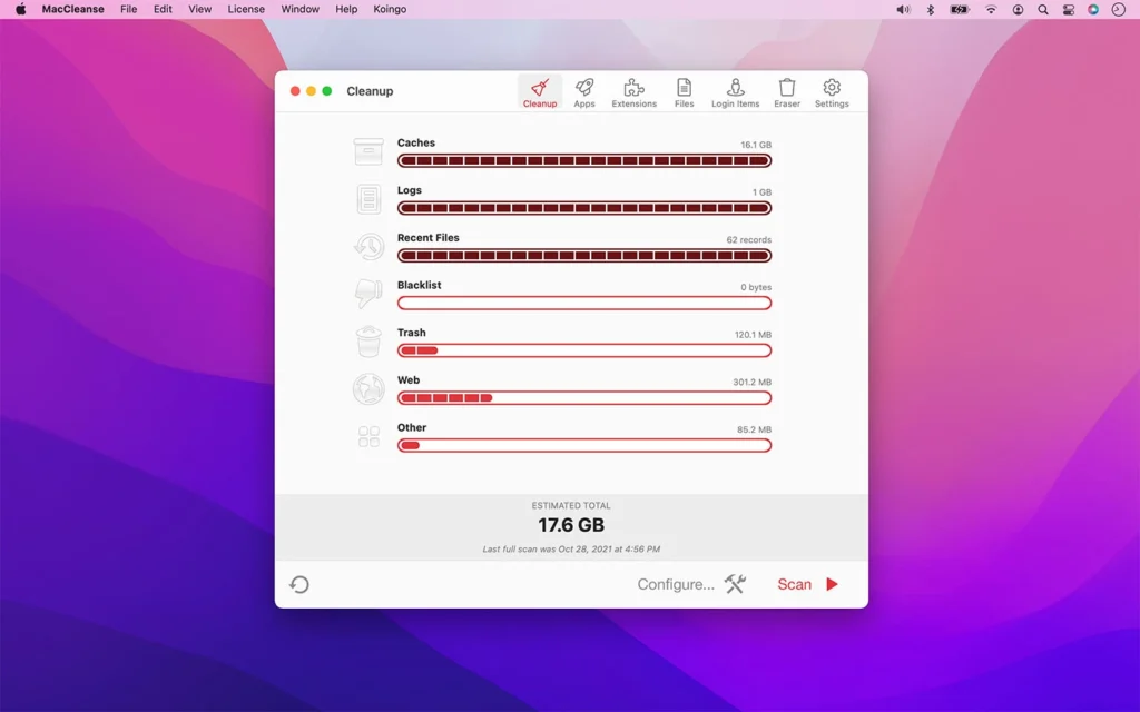 MacCleanse 14.4 for MacOS Download