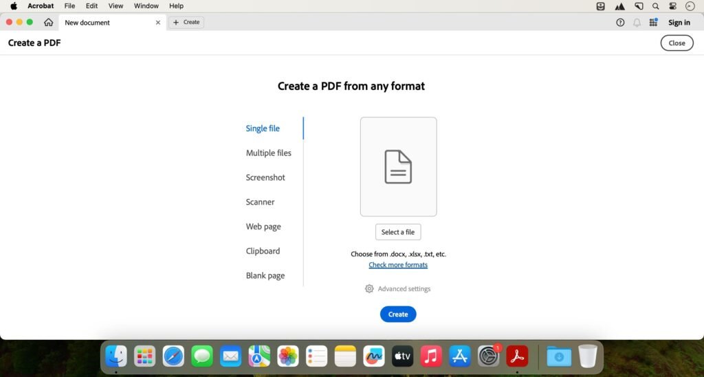 Adobe Acrobat Pro DC 25.001.20997 for MacOS Download