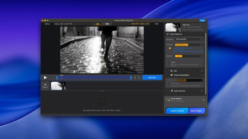 Aiarty Video Enhancer 3.5 for MacOS
