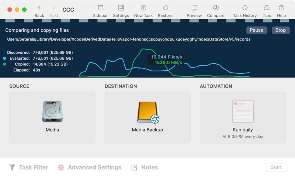 Carbon Copy Cloner 6.1.1 (7323) for MacOS Download