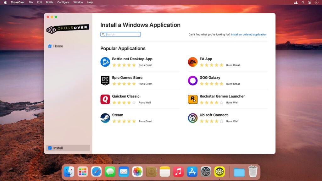 CrossOver 26.0.0 for MacOS Download
