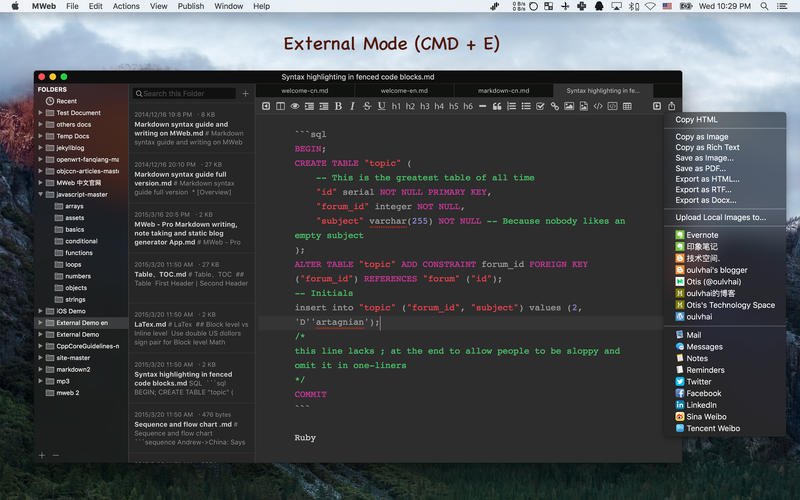 MWeb Pro 4.7.8 for MacOS Download