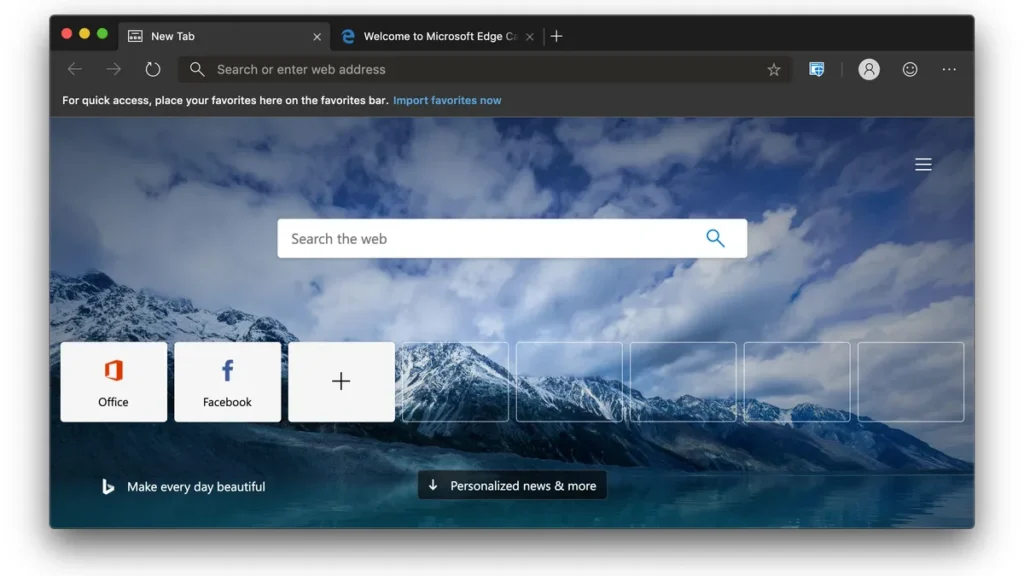 Microsoft Edge 144.0.3719.104 for MacOS