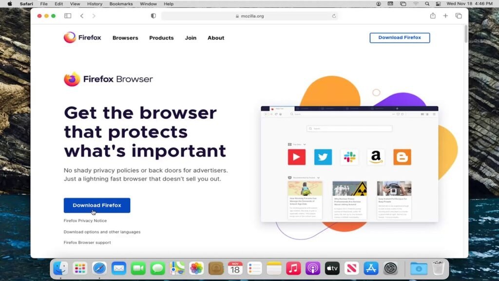 Mozilla FireFox Browser 147.0.3 for MacOS