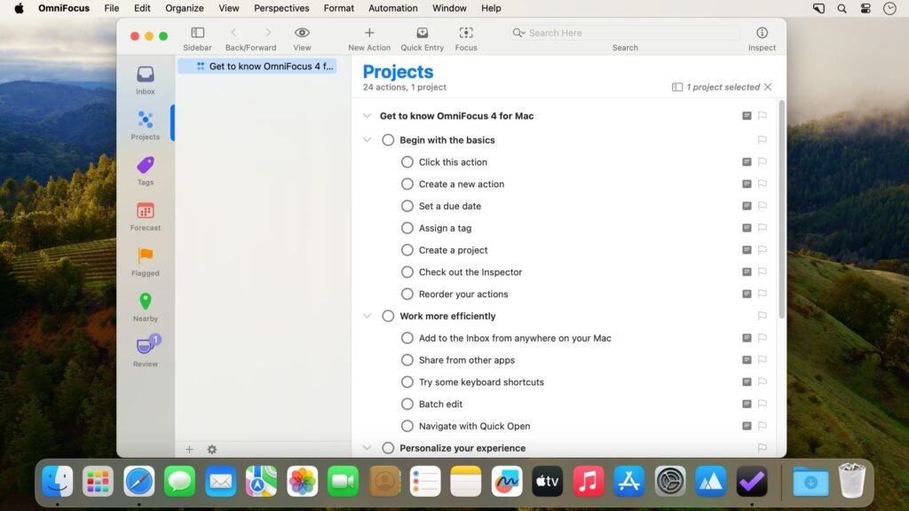 OmniFocus Pro 4.8.7 for MacOS