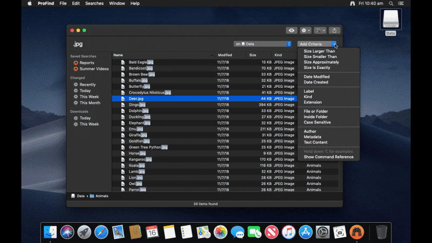 ProFind 1.36 for MacOS Download