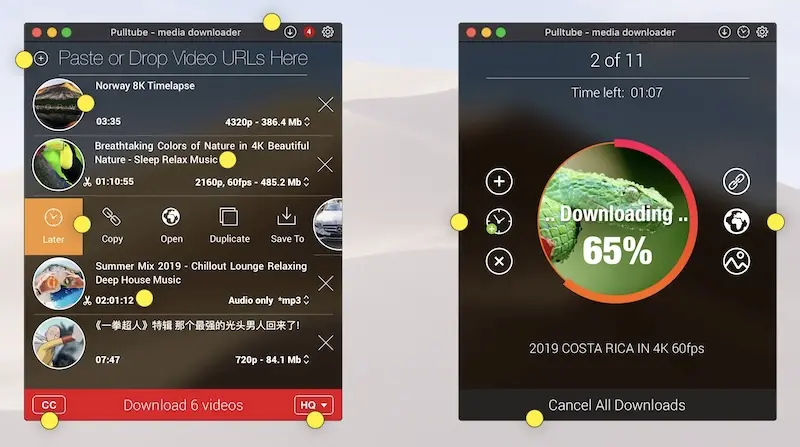 PullTube 1.8.6.22 for MacOS Download