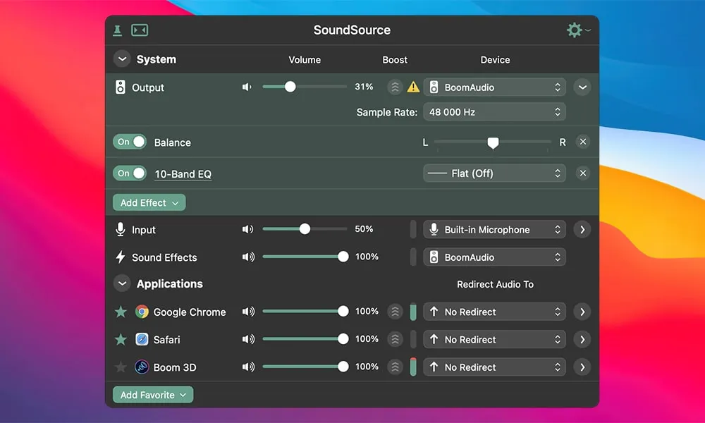 SoundSource 6.0.3 for MacOS