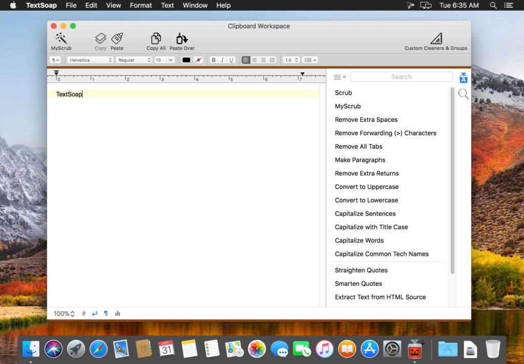 TextSoap 9.6.1 for MacOS Download