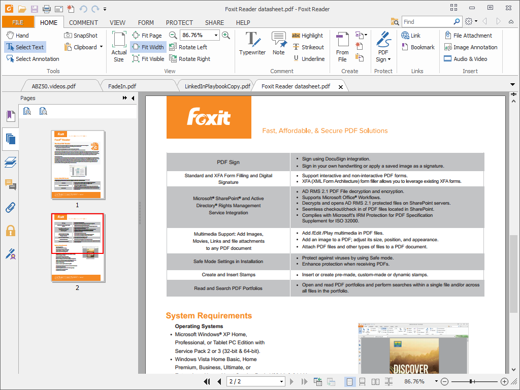 Foxit Reader 2.4.1 for MacOS Download
