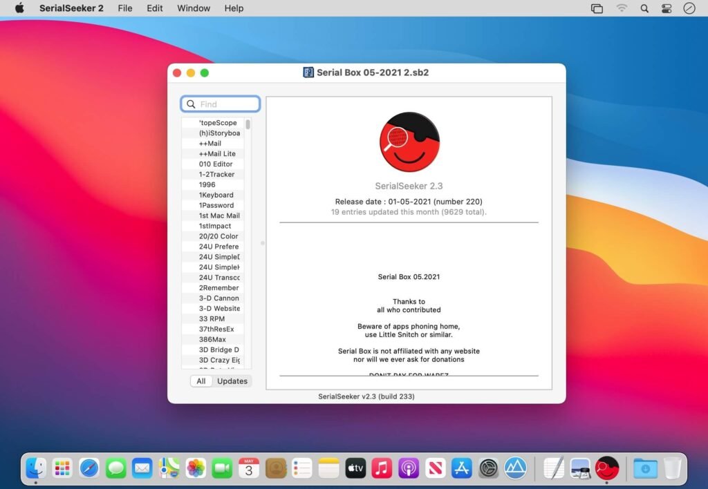 Serial Box & SerialSeeker Q2-2026 for MacOS